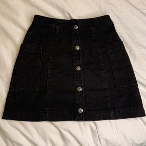 Topshop denim skirt